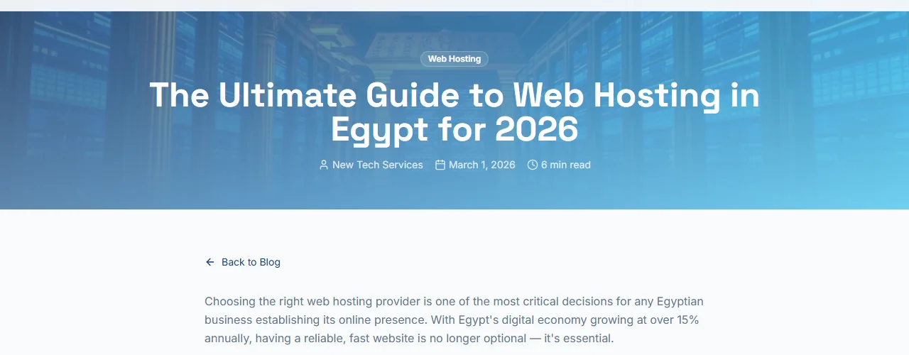 Website Speed Optimization Egypt